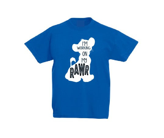 I'm working on my Rawr kids Boy Girl The Lion King inspired T shirt-Kids T shirts-DiamondsKT