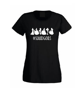 Hashtag squad goals woman T shirt-woman t shirts-DiamondsKT