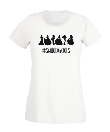 Hashtag squad goals woman T shirt-woman t shirts-DiamondsKT