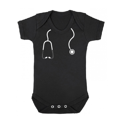 Stethoscope baby bodysuit-baby bodysuit onesie-DiamondsKT