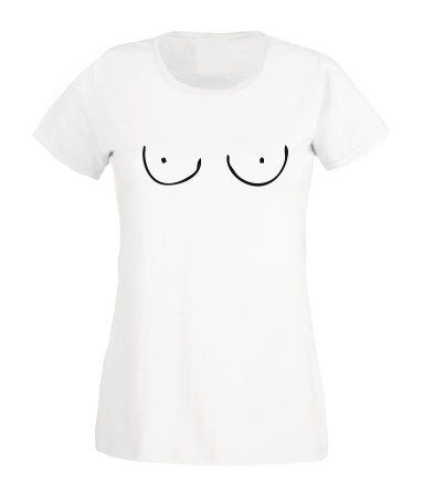 Titties Boobs T shirt-woman t shirts-DiamondsKT