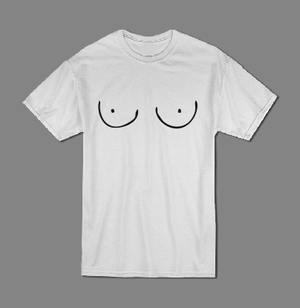 Titties Boobs T shirt-woman t shirts-DiamondsKT