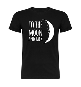 To the Moon and back T shirt-men woman T shirts-DiamondsKT