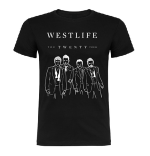 Westlife The Twenty Tour T shirt-men woman T shirts-DiamondsKT