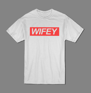 Wifey couple matching T shirt-woman t shirts-DiamondsKT