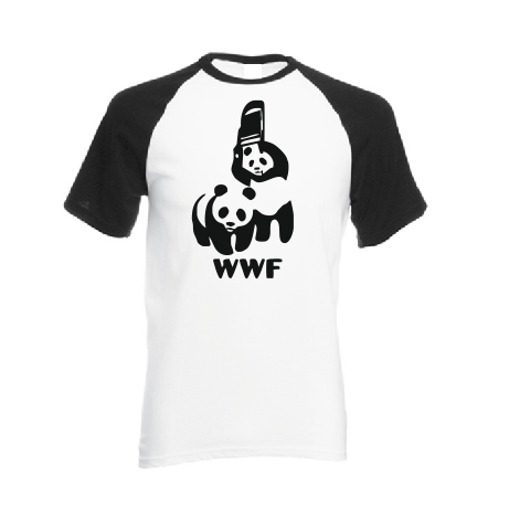 WWF Dwayne Johnson The Rock save the Panda T shirt-men woman T shirts-DiamondsKT